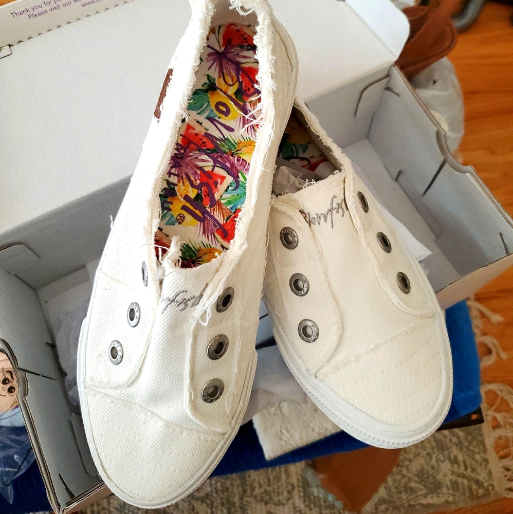 Blowfish MALIBU Aussie White Smoke Canvas 7.5
